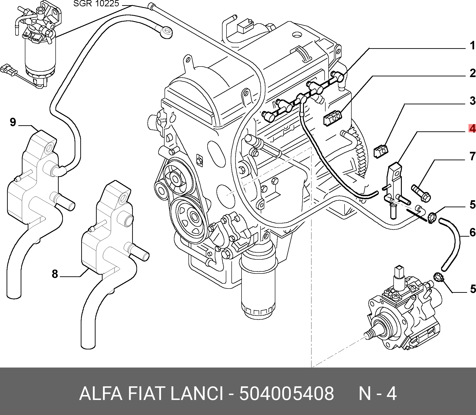 504005408 FIAT/ALFA/LANCIA 