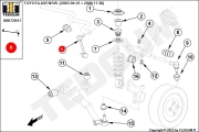 00672041 TEDGUM Стойка стабилизатора