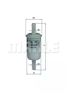 KL97OF KNECHT Топливный фильтр