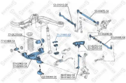 7121663SX STELLOX втулка стабилизатора переднего! d26 MB W140/C140 91-99/W210 2WD 95-02