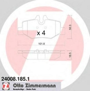 240081851 ZIMMERMANN Комплект тормозных колодок