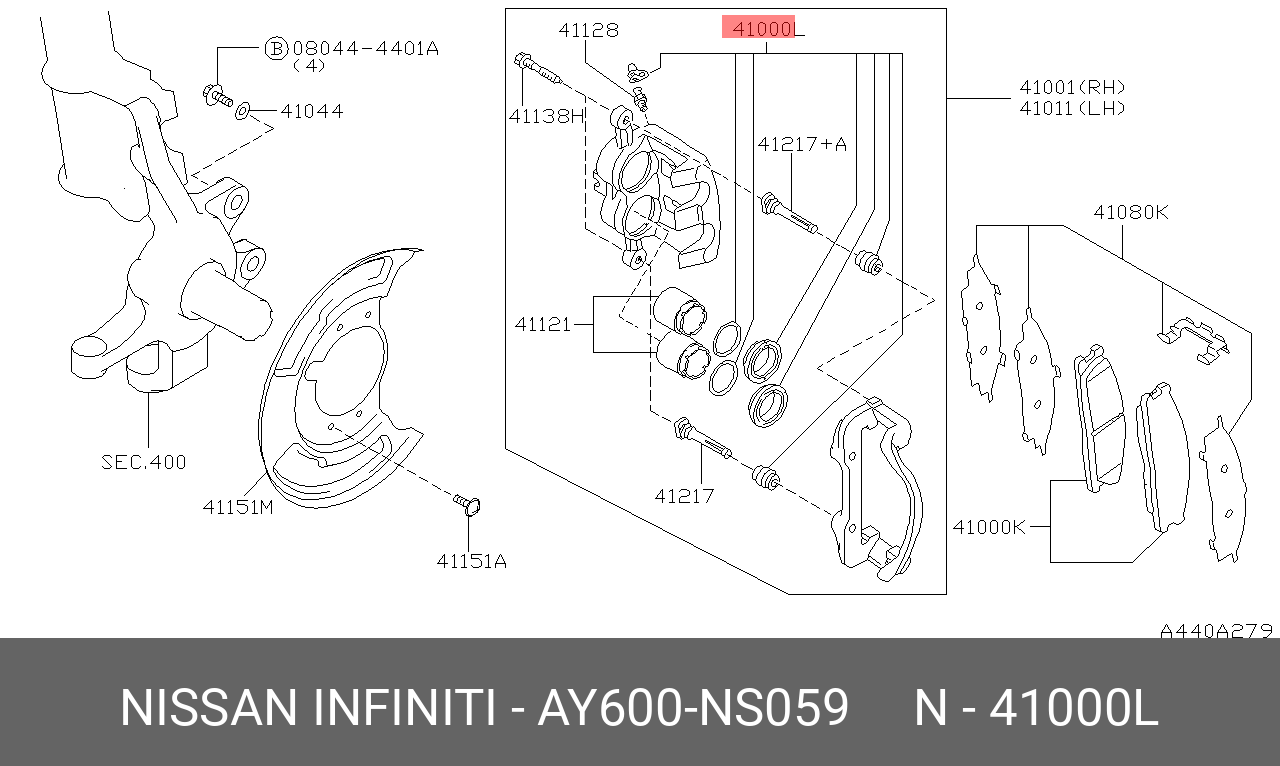 AY600NS059 NISSAN НАБОР САЛЬНИКОВ ТОРМОЗНОГО ЦИЛИНДРА