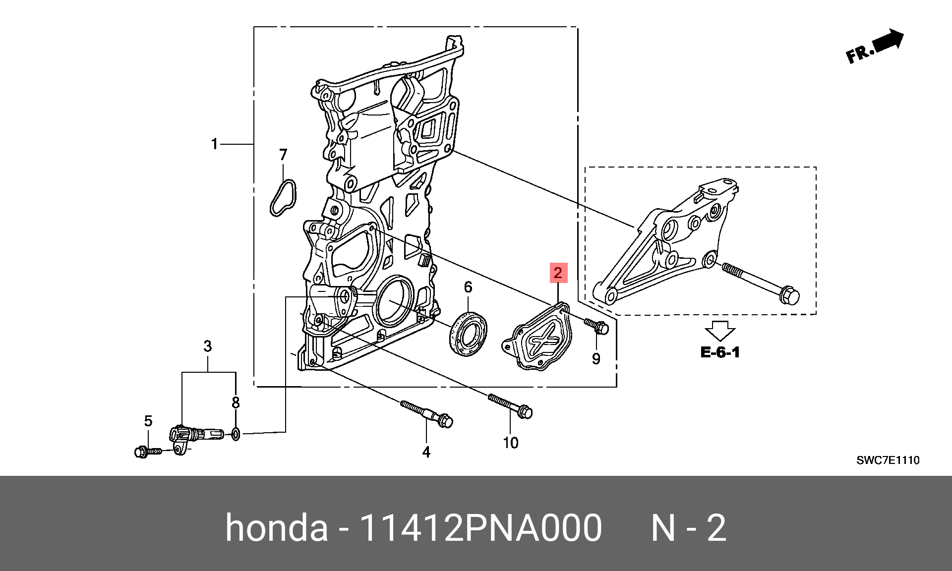 11412PNA000 HONDA 