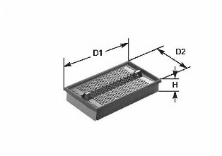 MA628 CLEAN FILTER Воздушный фильтр