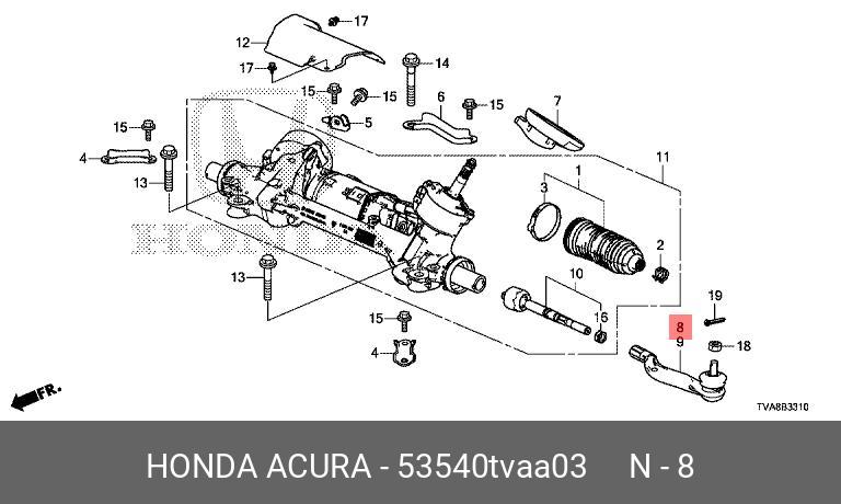 53540TVAA03 HONDA 