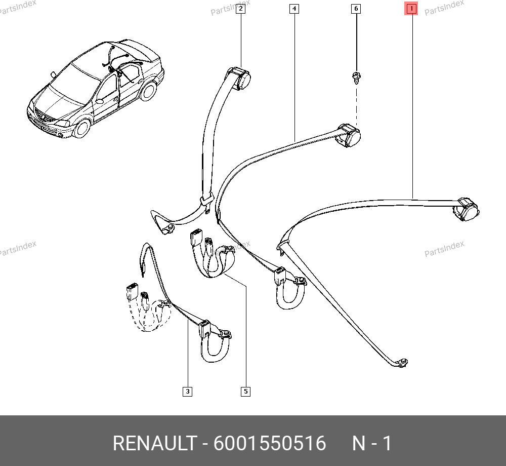 6001550516 RENAULT 