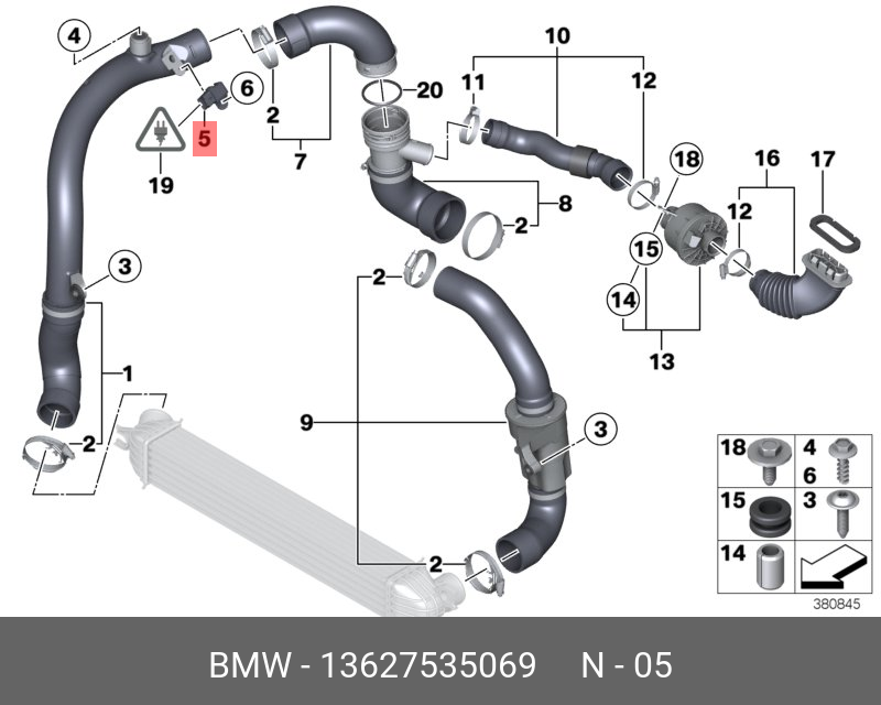13627535069 BMW Датчик