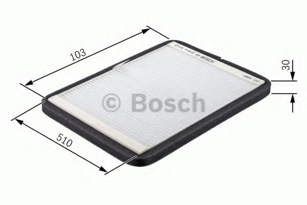 1987432318 BOSCH Фильтр, воздух во внутреннем пространстве