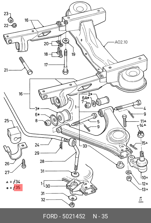 5021452 FORD -