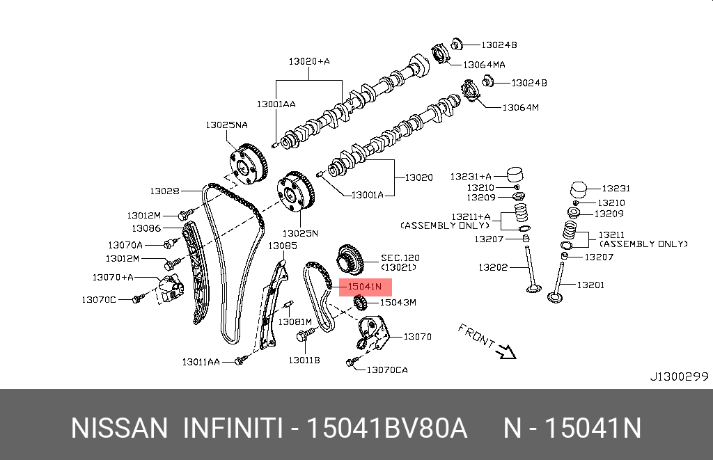 15041BV80A NISSAN 