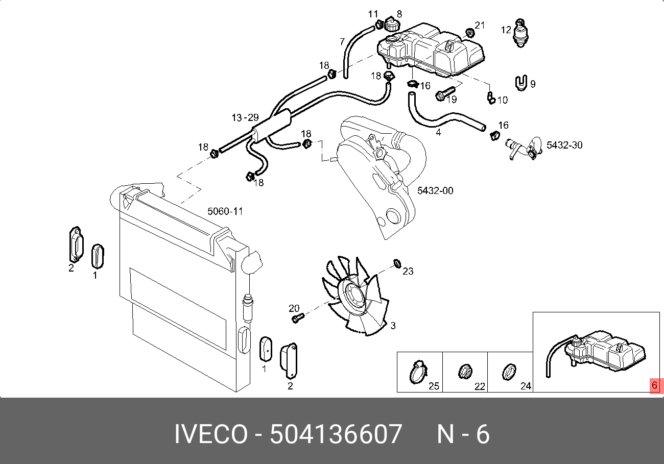 504136607 IVECO Расширит. Бак