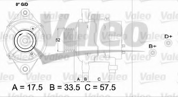 437213 VALEO Генератор