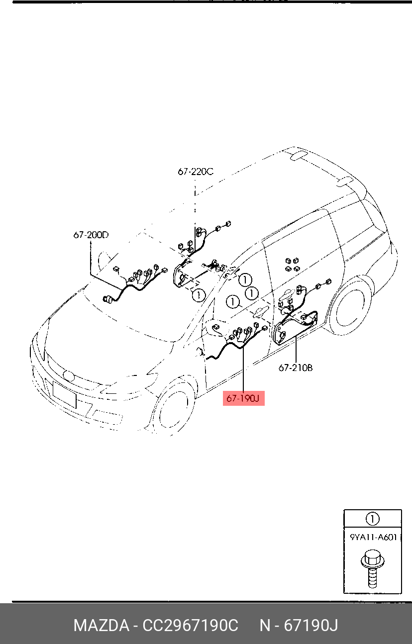 CC2967190C MAZDA -