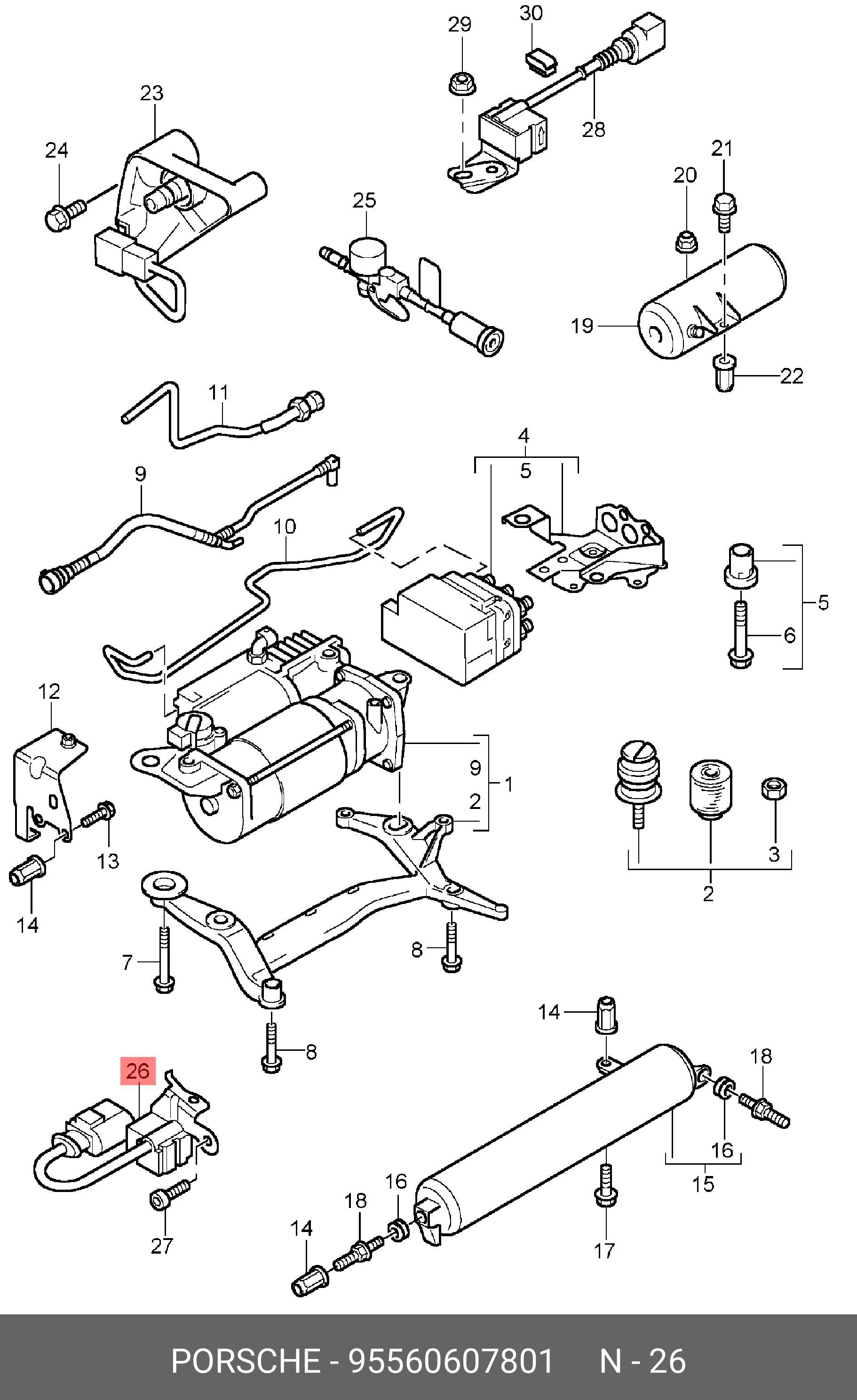 95560607801 PORSCHE 