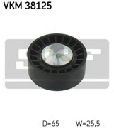 VKM38125 SKF Ролик обводной поликлинового ремня