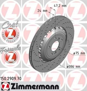 150290970 ZIMMERMANN Тормозной диск
