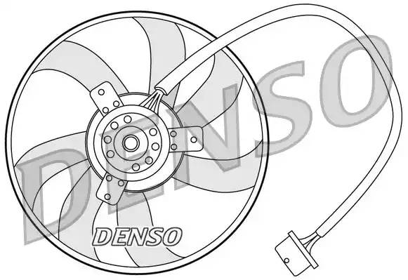 DER32003 DENSO Вентилятор радиатора