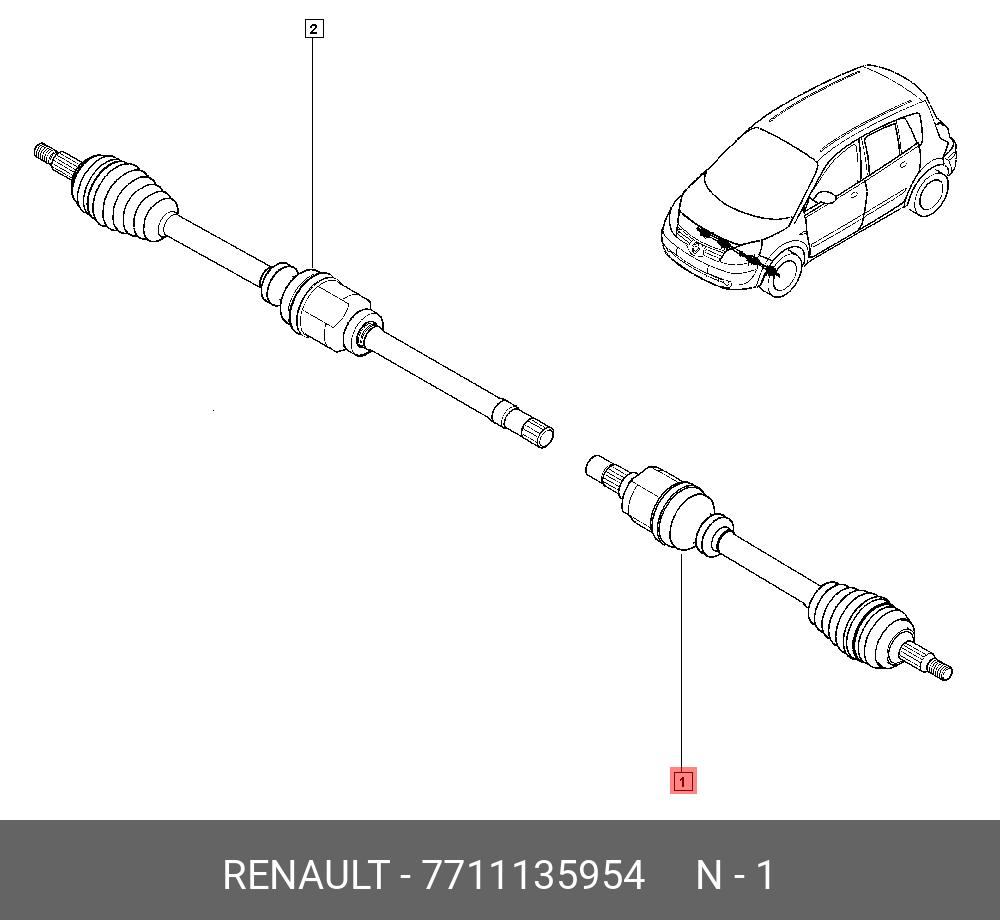 7711135954 RENAULT 