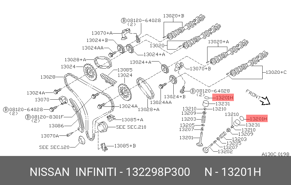 132298P300 NISSAN ШАЙБА МЕТАЛЛИЧЕСКАЯ