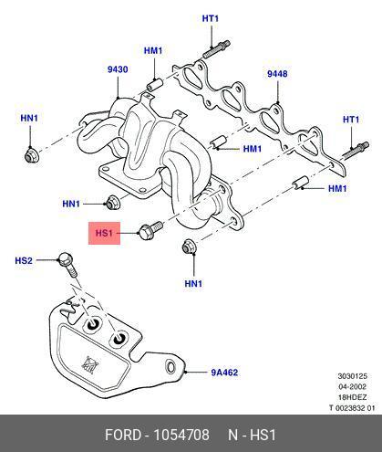 1054708 FORD Болт