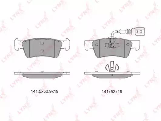 BD8039 LYNX Колодки тормозные дисковые