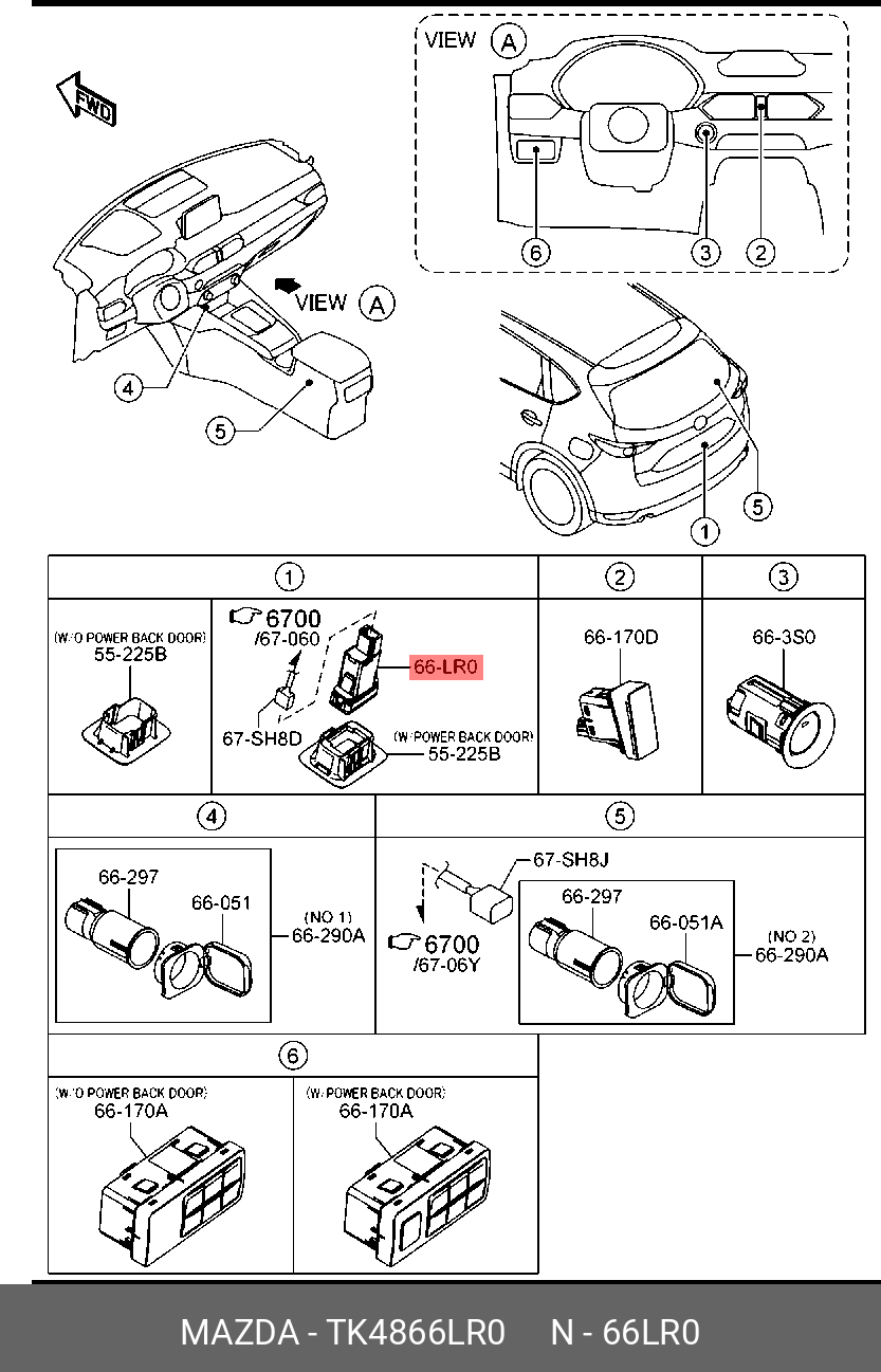 TK4866LR0 MAZDA 