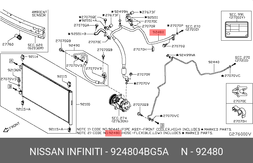 924804BG5A NISSAN ШЛАНГ СИСТЕМЫ ОХЛАЖД