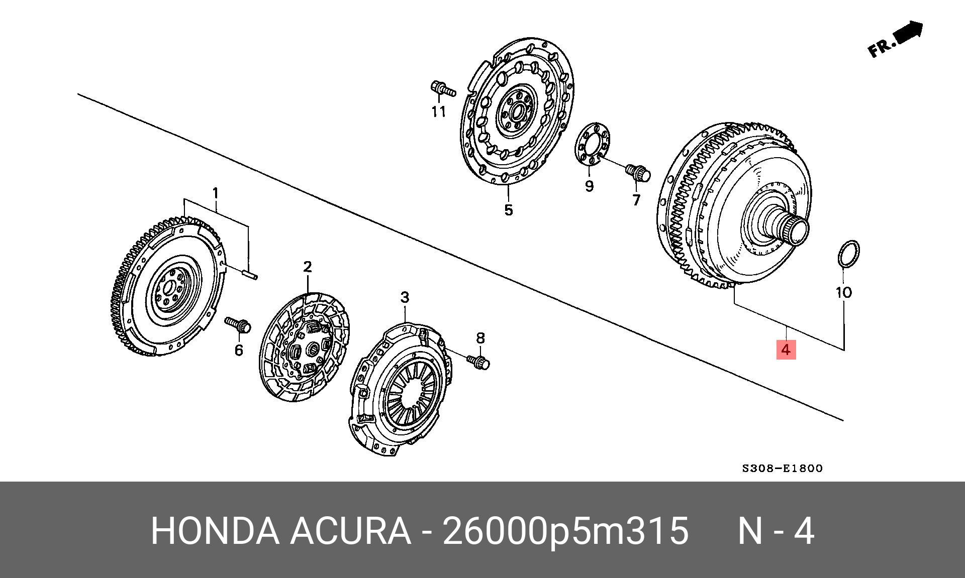 26000P5M315 HONDA 