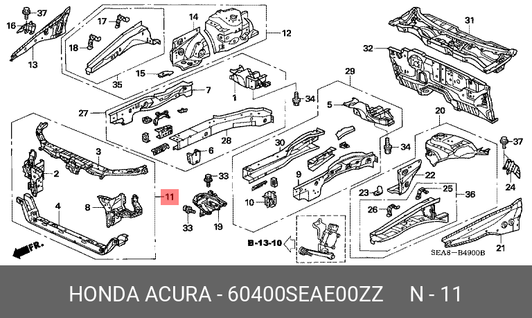 60400SEAE00ZZ HONDA 