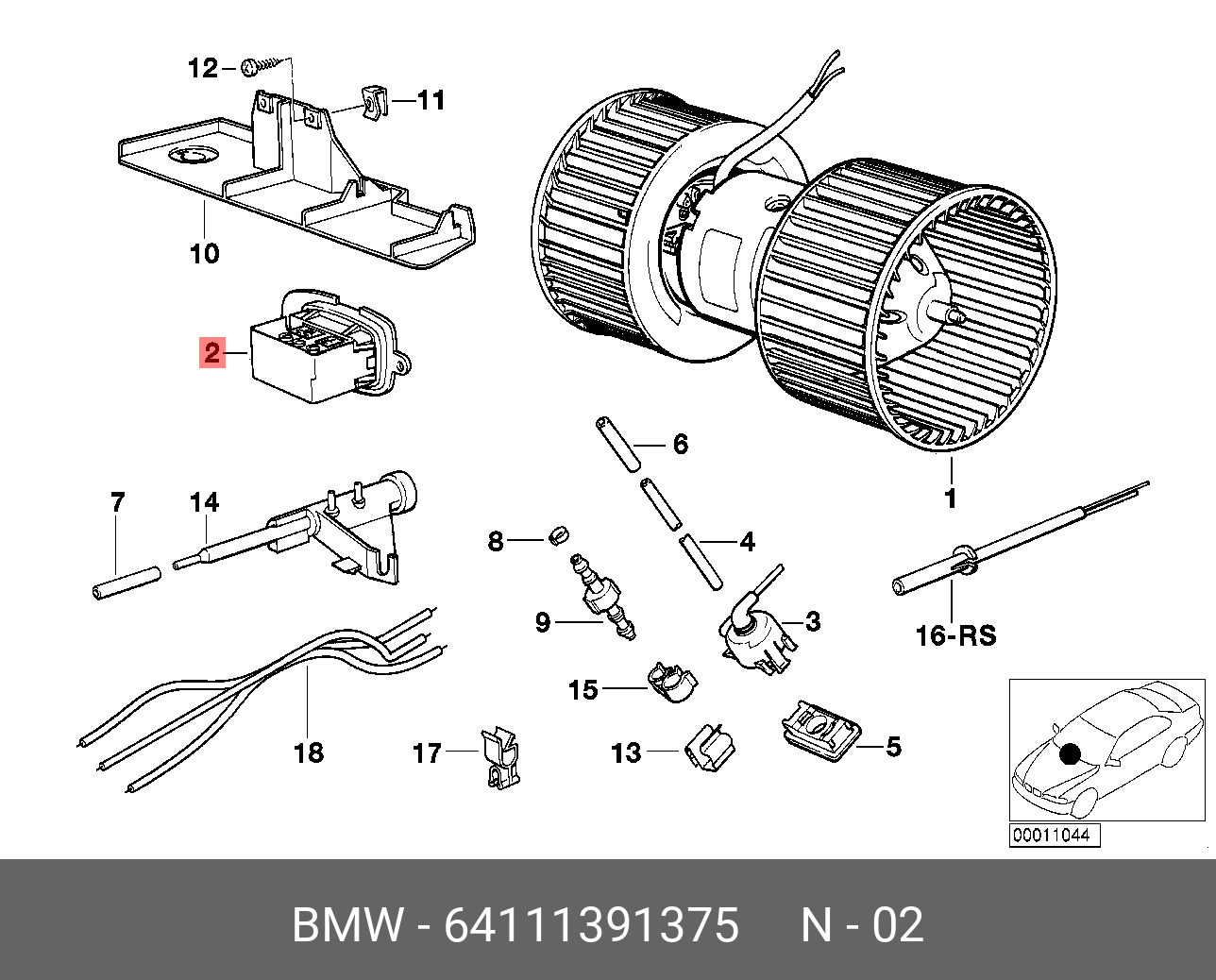 4.68604 DT Spare Parts Моторчик отопителя от производителя по спец цене купить в