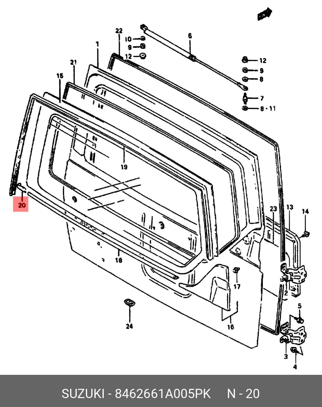 8462661A005PK SUZUKI -