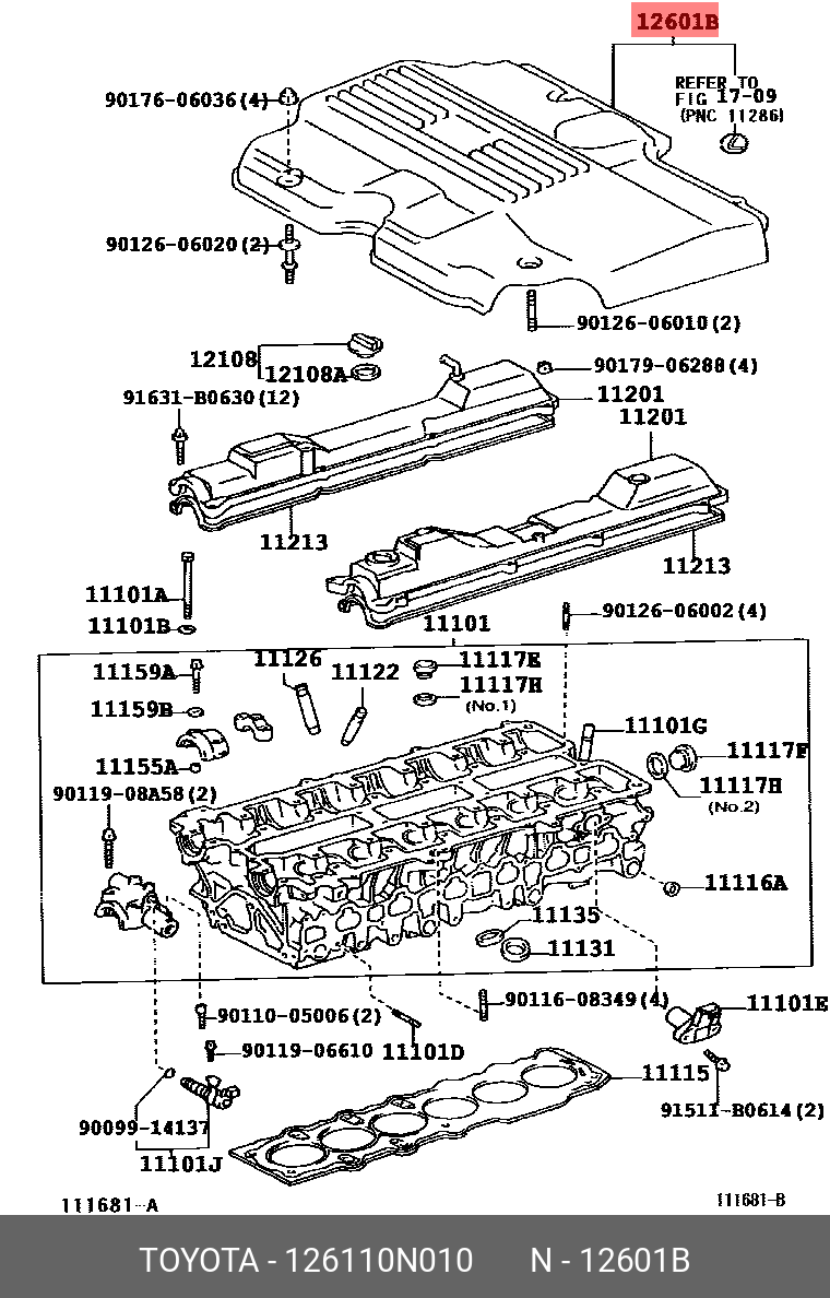 126110N010 TOYOTA 