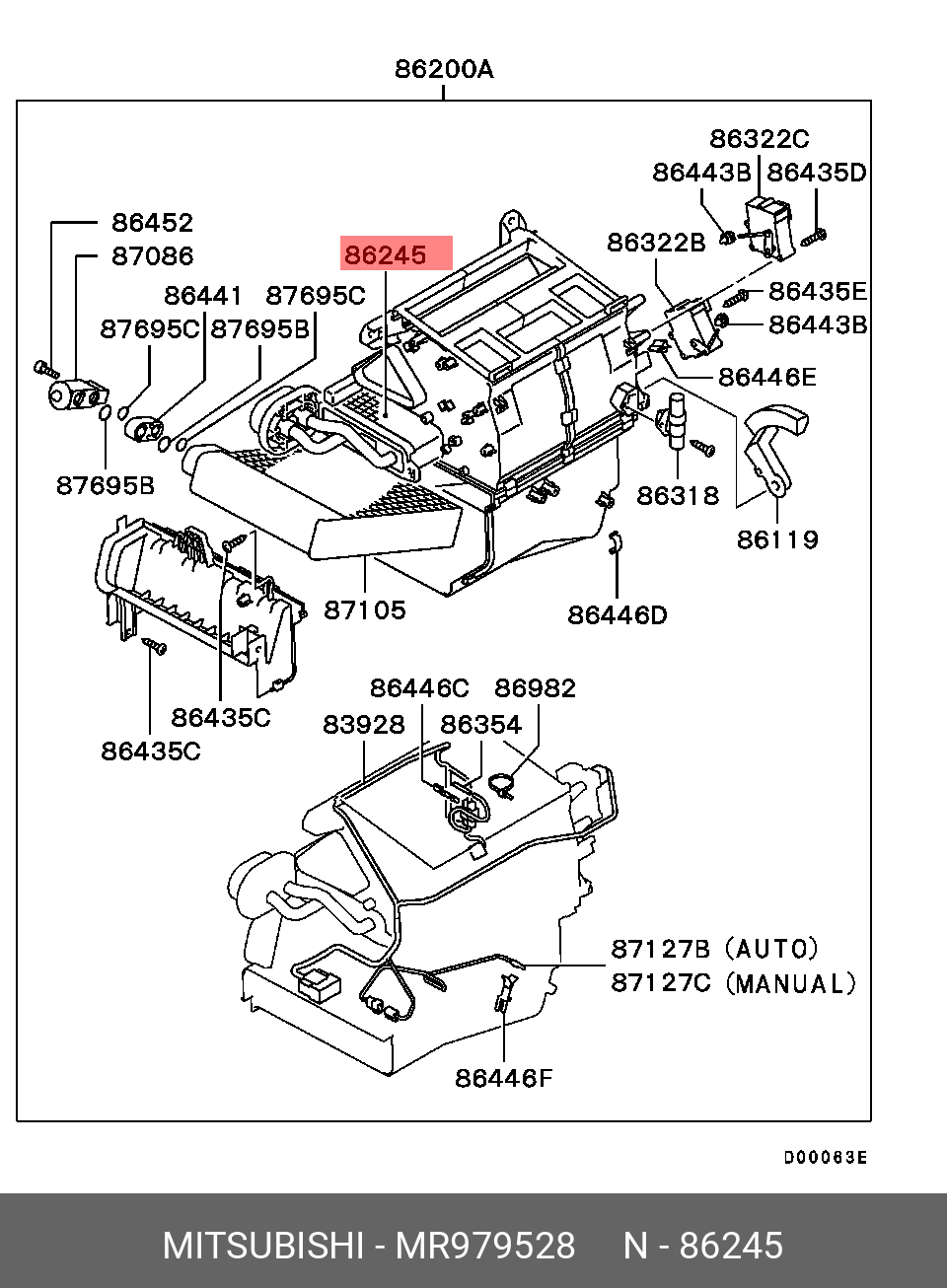 MR979528 MITSUBISHI - купить в интернет-магазине AvtoTO