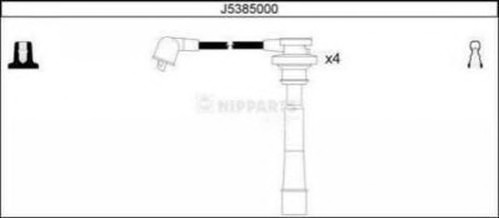 J5385000 NIPPARTS Комплект проводов зажигания
