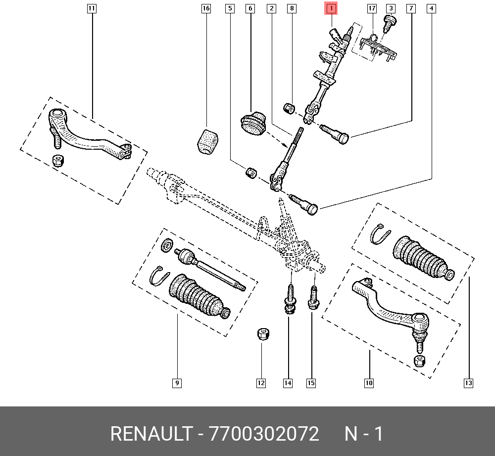 7700302072 RENAULT -