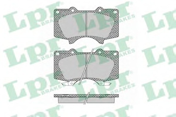 05P1379 LPR Комплект тормозных колодок 05P1379