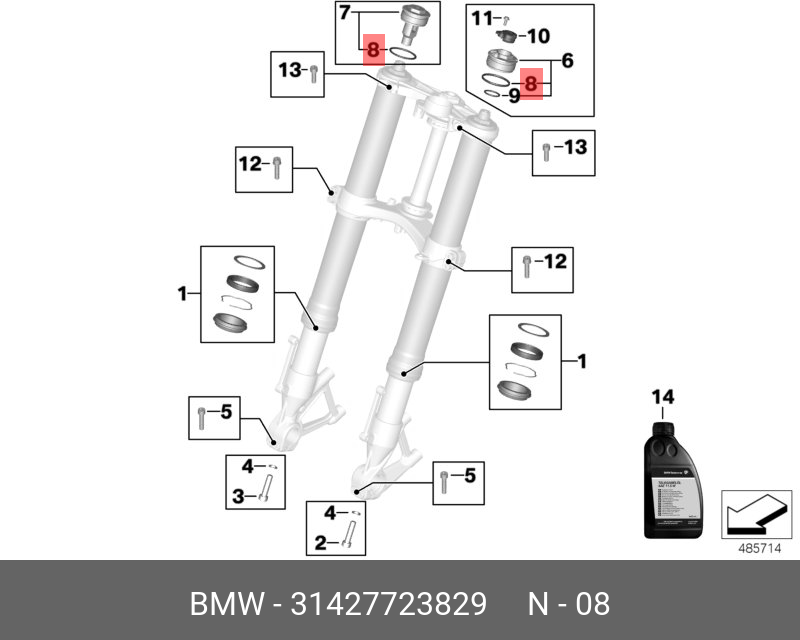 31427723829 BMW Кольцо