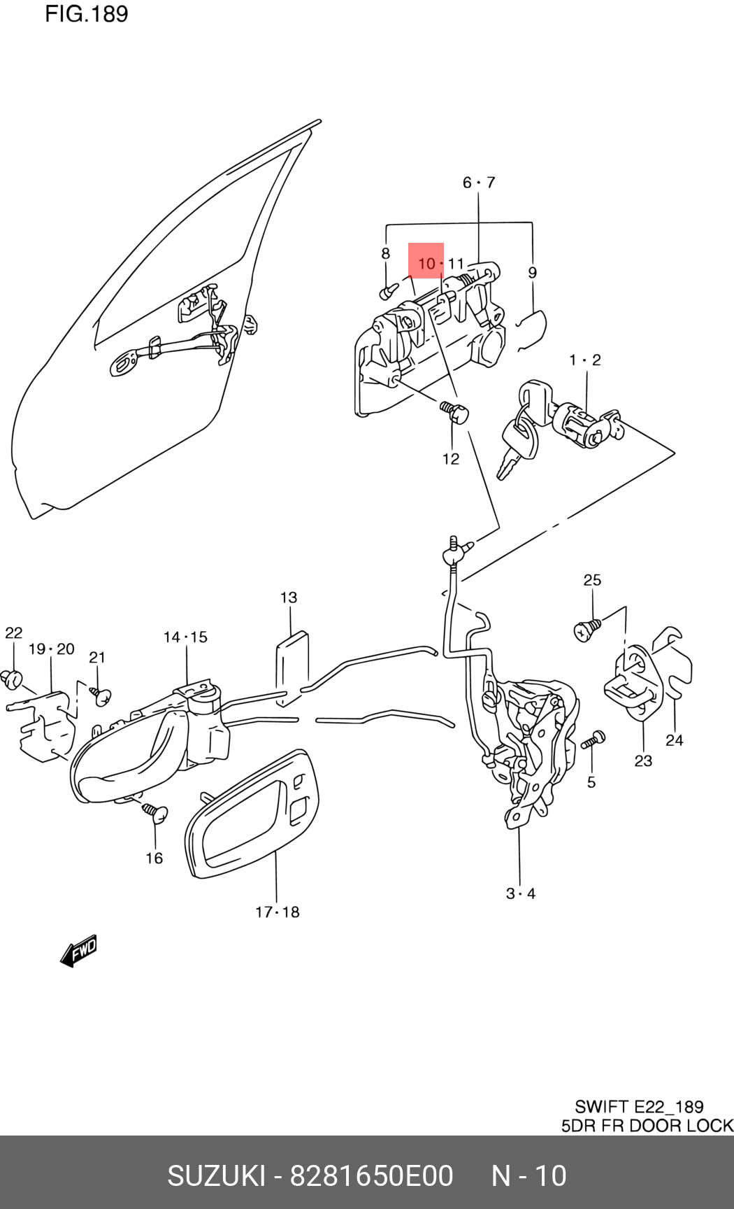 8281650E00 SUZUKI -