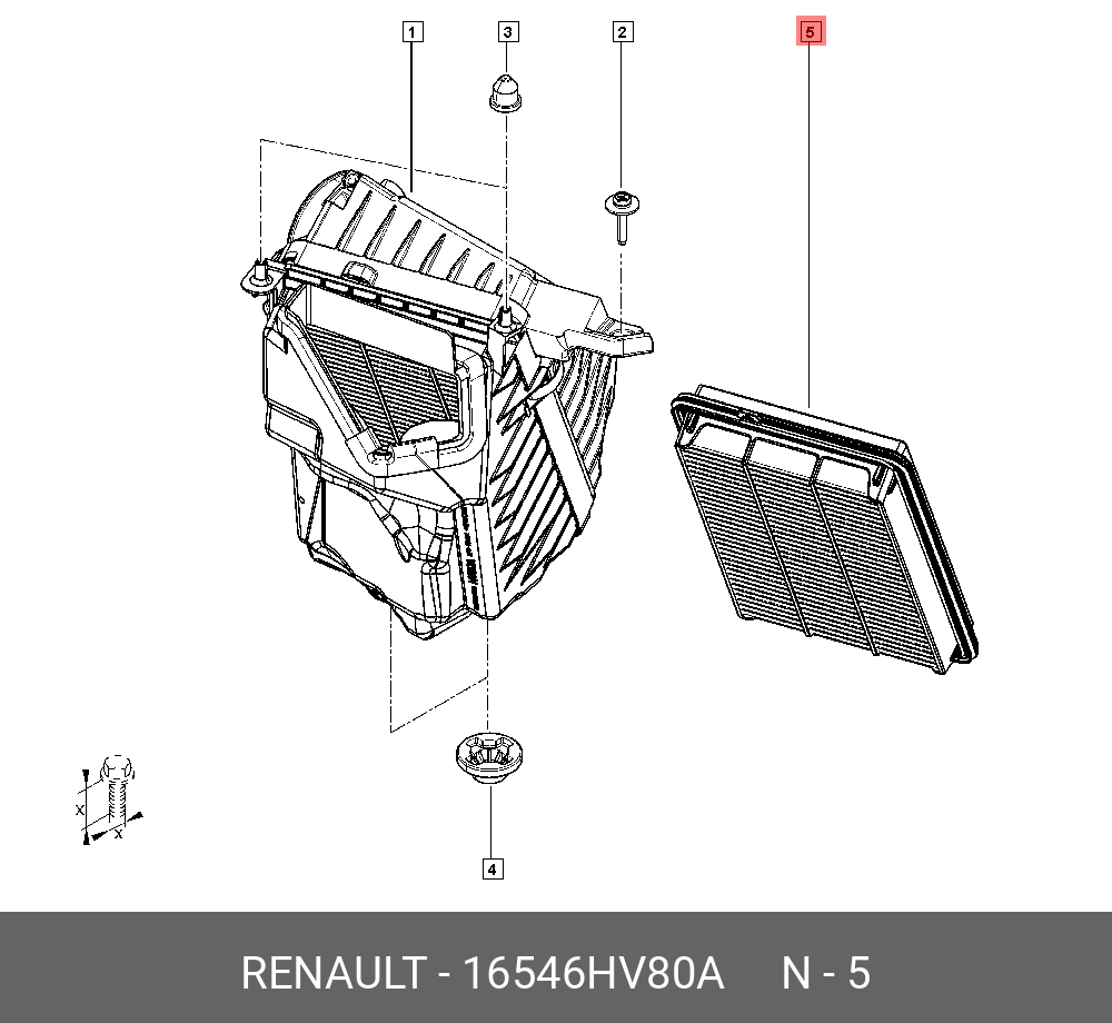 16546HV80A RENAULT 