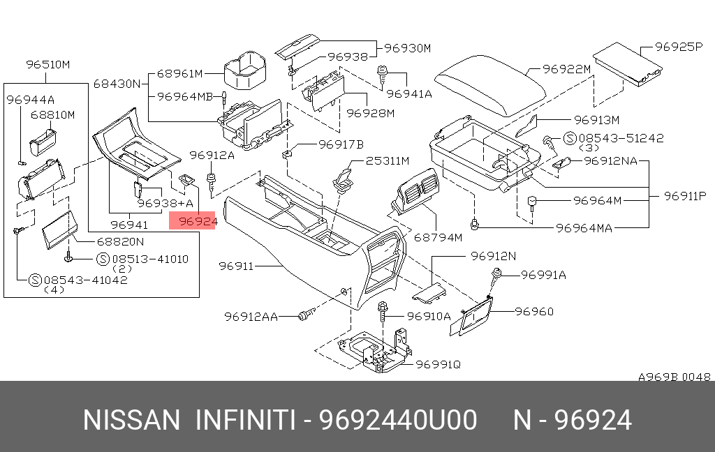 9692440U00 NISSAN 