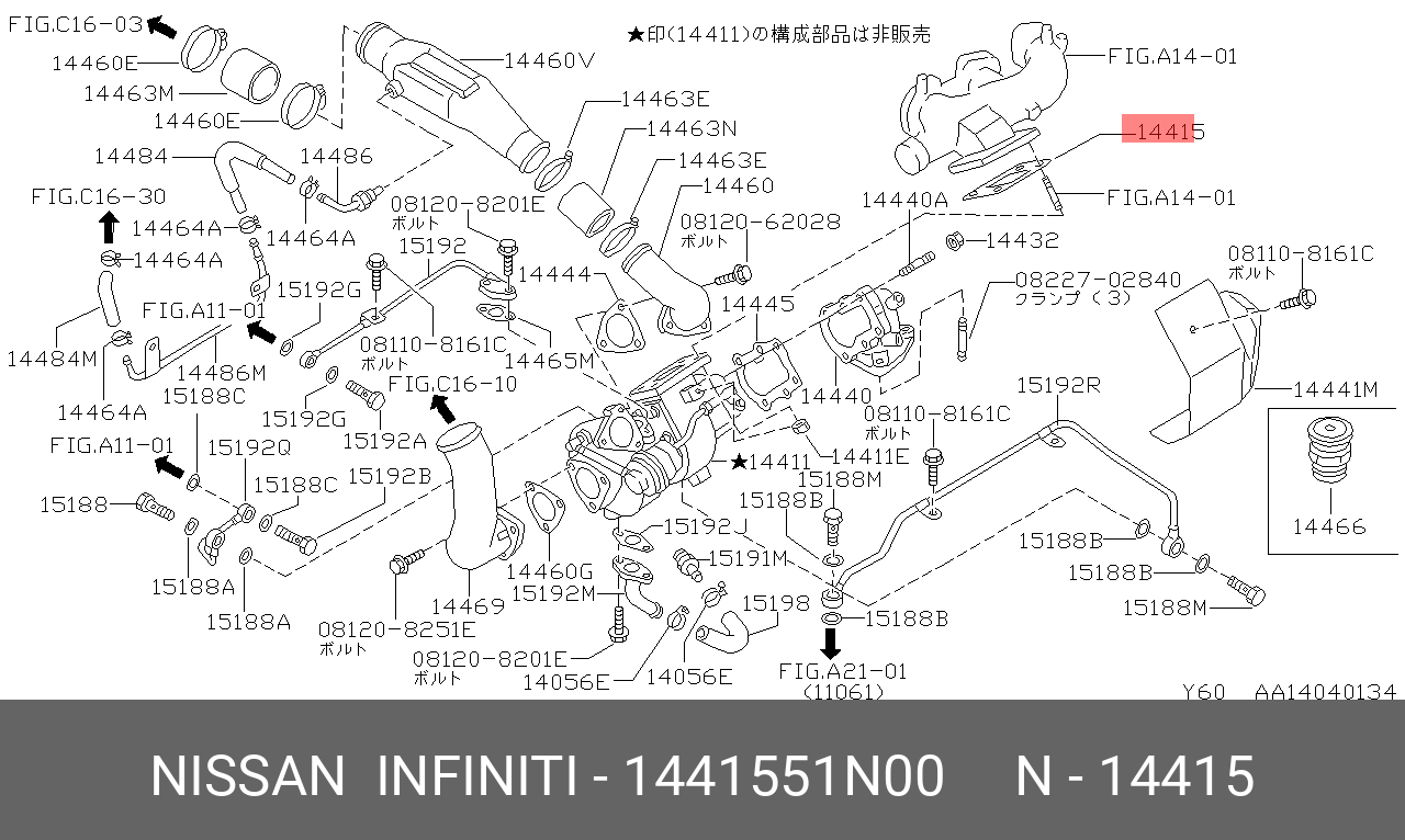 1441551N00 NISSAN -