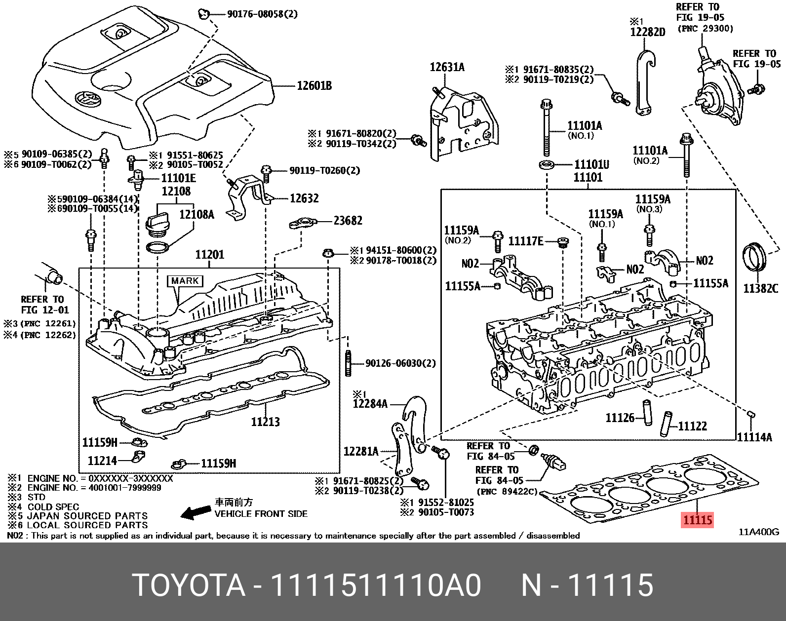 1111511110A0 TOYOTA -