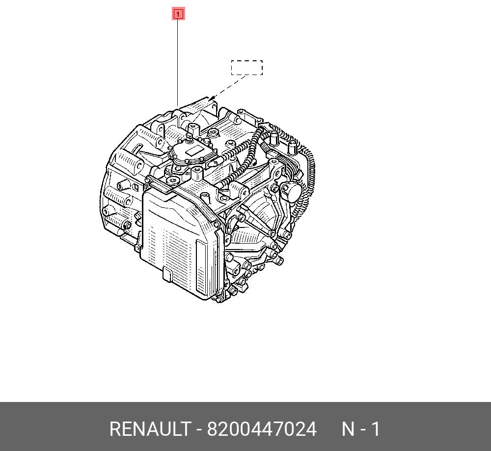 8200447024 RENAULT АКПП в сборе