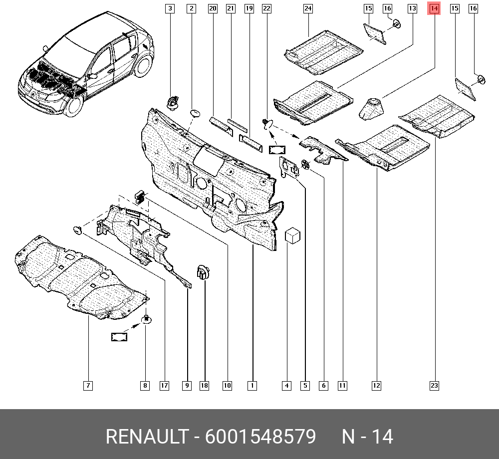 6001548579 RENAULT 