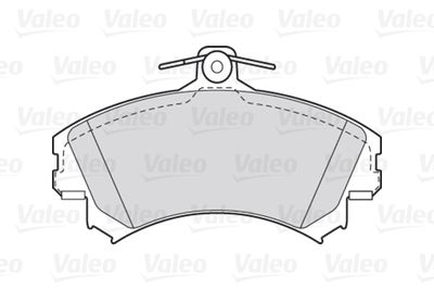 301493 VALEO Brake Pad Set, disc brake