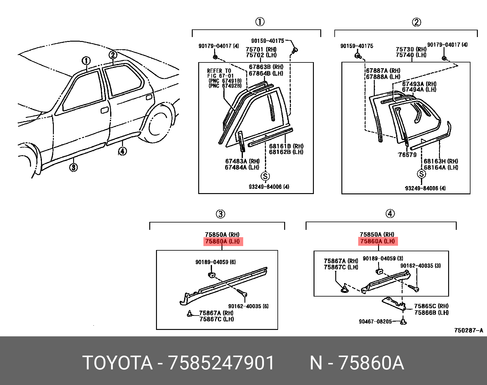 7585247901 TOYOTA -