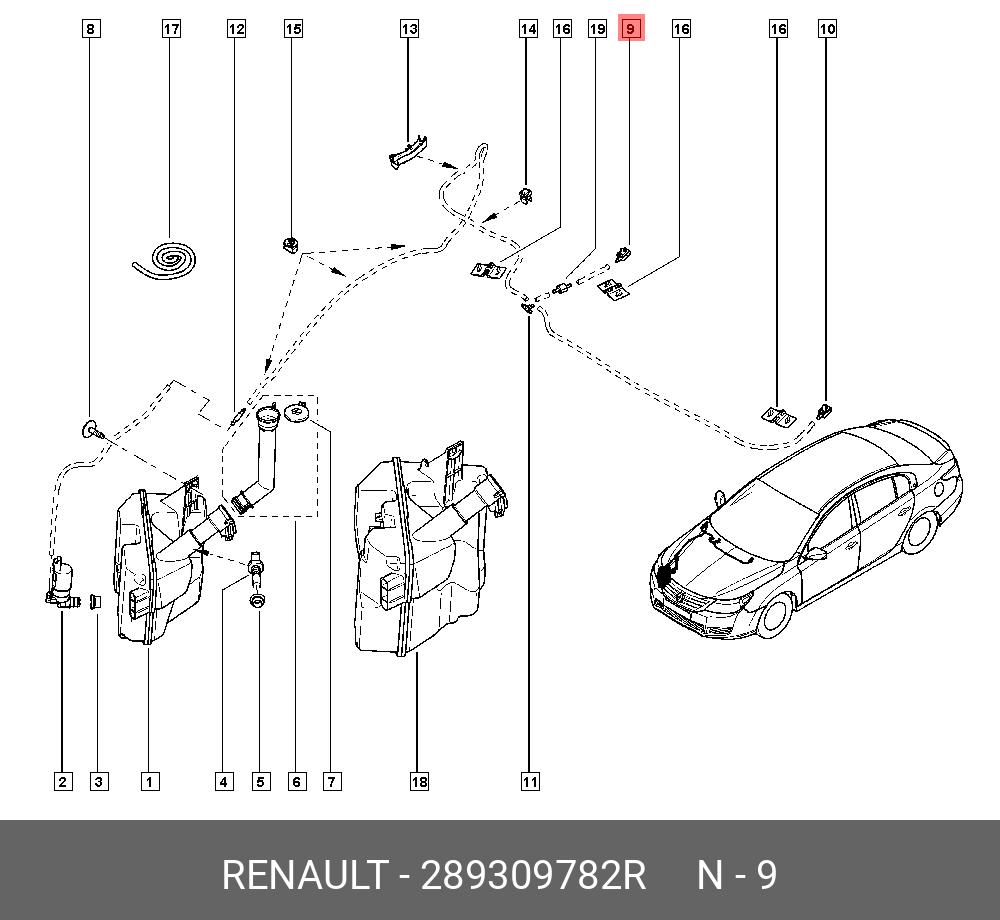 289309782R RENAULT -
