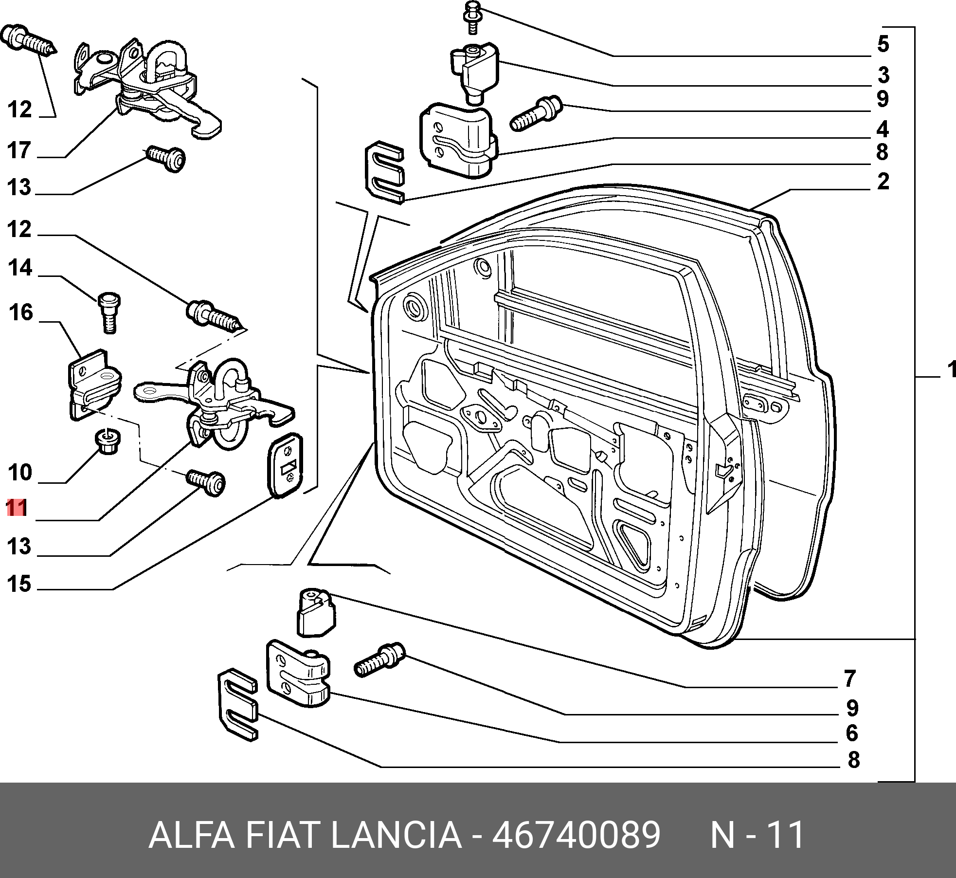 0046740089 FIAT/ALFA/LANCIA -