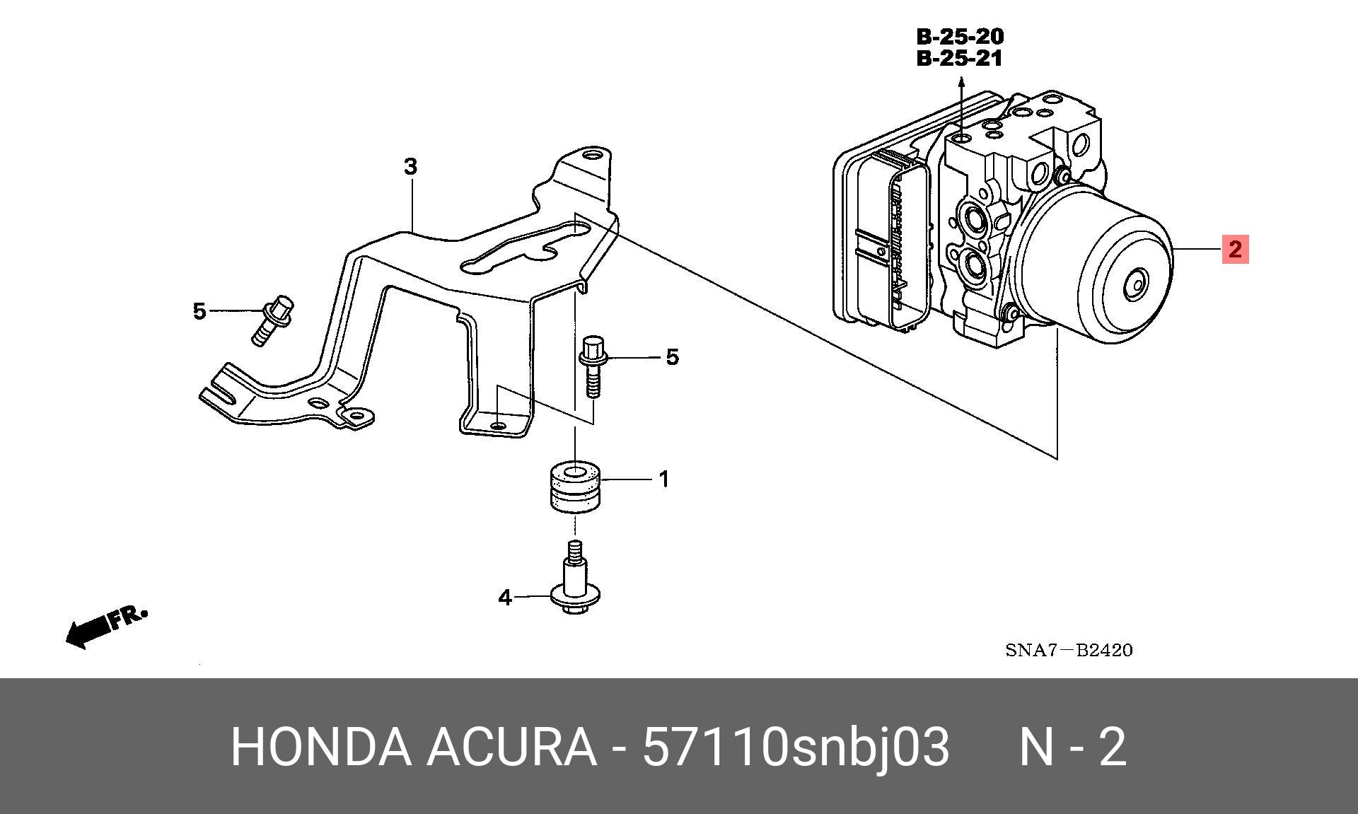 57110SNBJ03 HONDA 