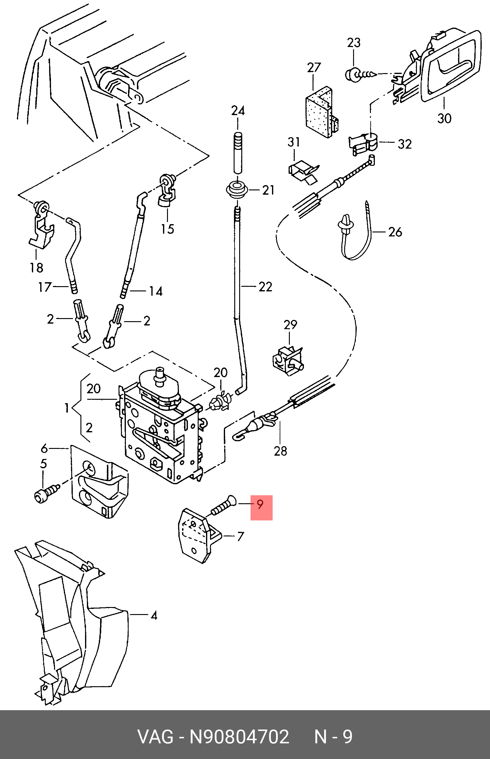 N90804702 BENTLEY COUNTERSUNK MULTI-POINT S